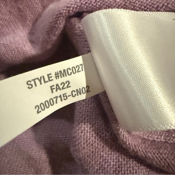 Madewell Lavender Mock Turtleneck Sweater M Soft Girl Coquette Chic Lightweight - Picture 11 of 11